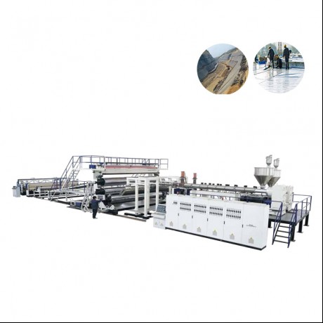 خط اکستروژن ورق ضد آب TPO PVC EVA PE